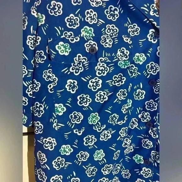 COPY - Haberdashery is personal button down patterned blouse - Picture 3 of 6